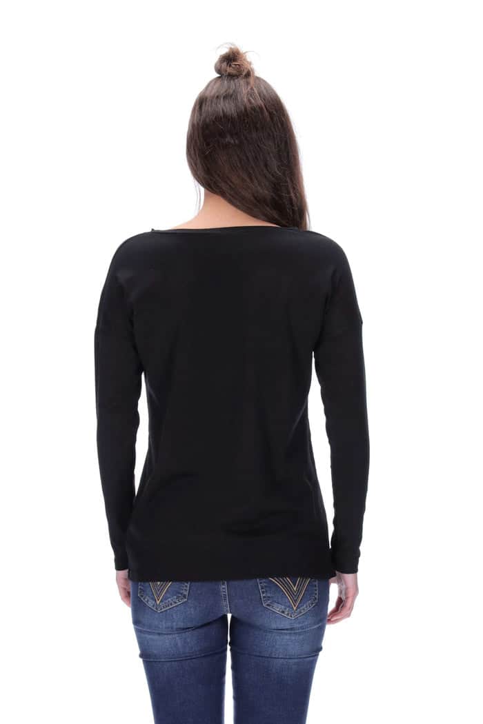 Zoe Long Sleeve Top Black 4