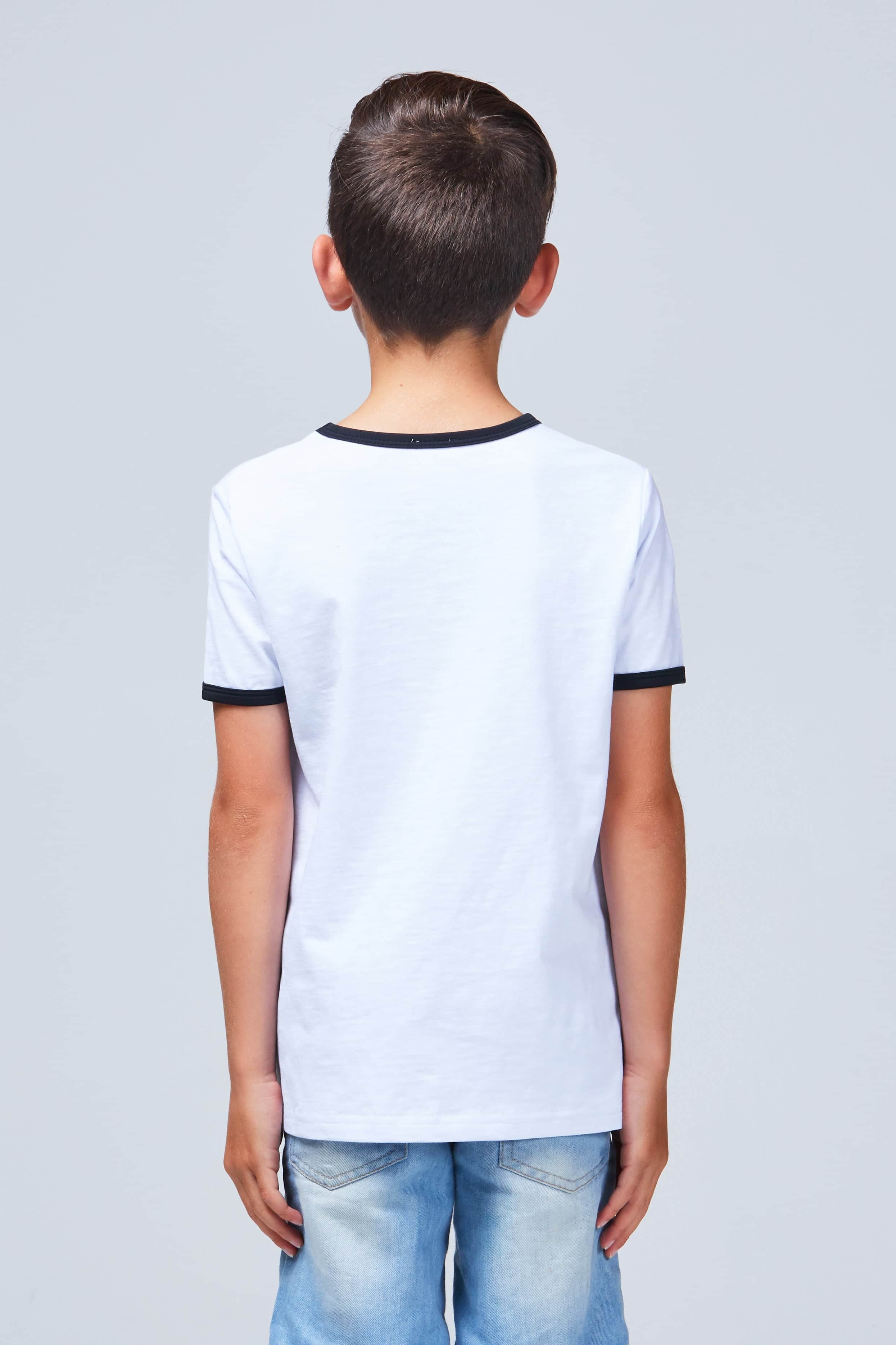 Riley Tee White/Black 8