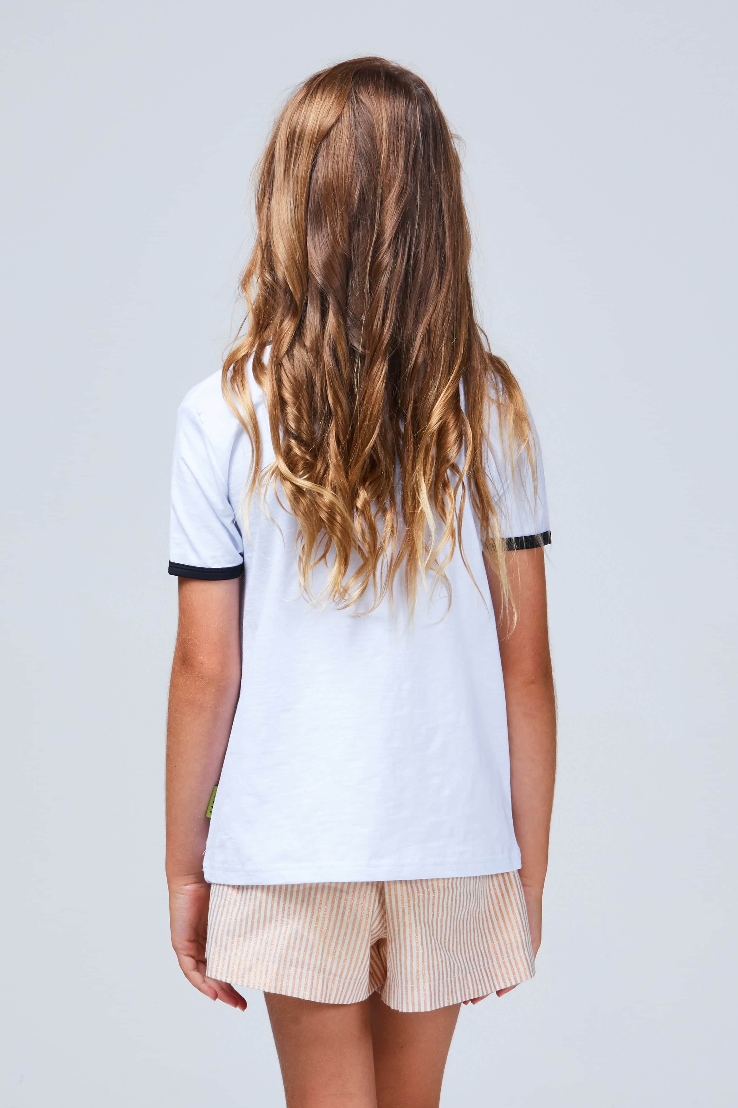 Riley Tee White/Black 4