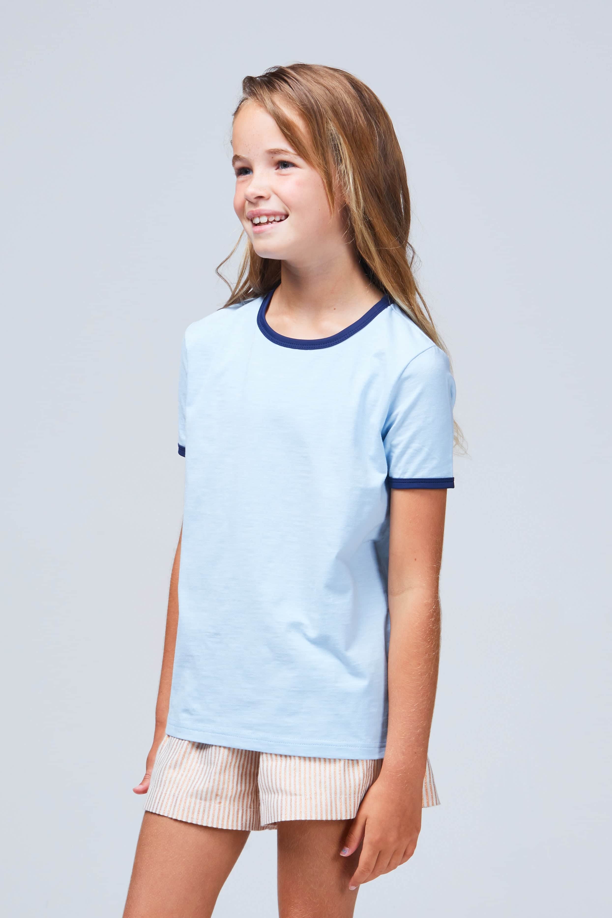 Riley Tee Blue/Navy 8