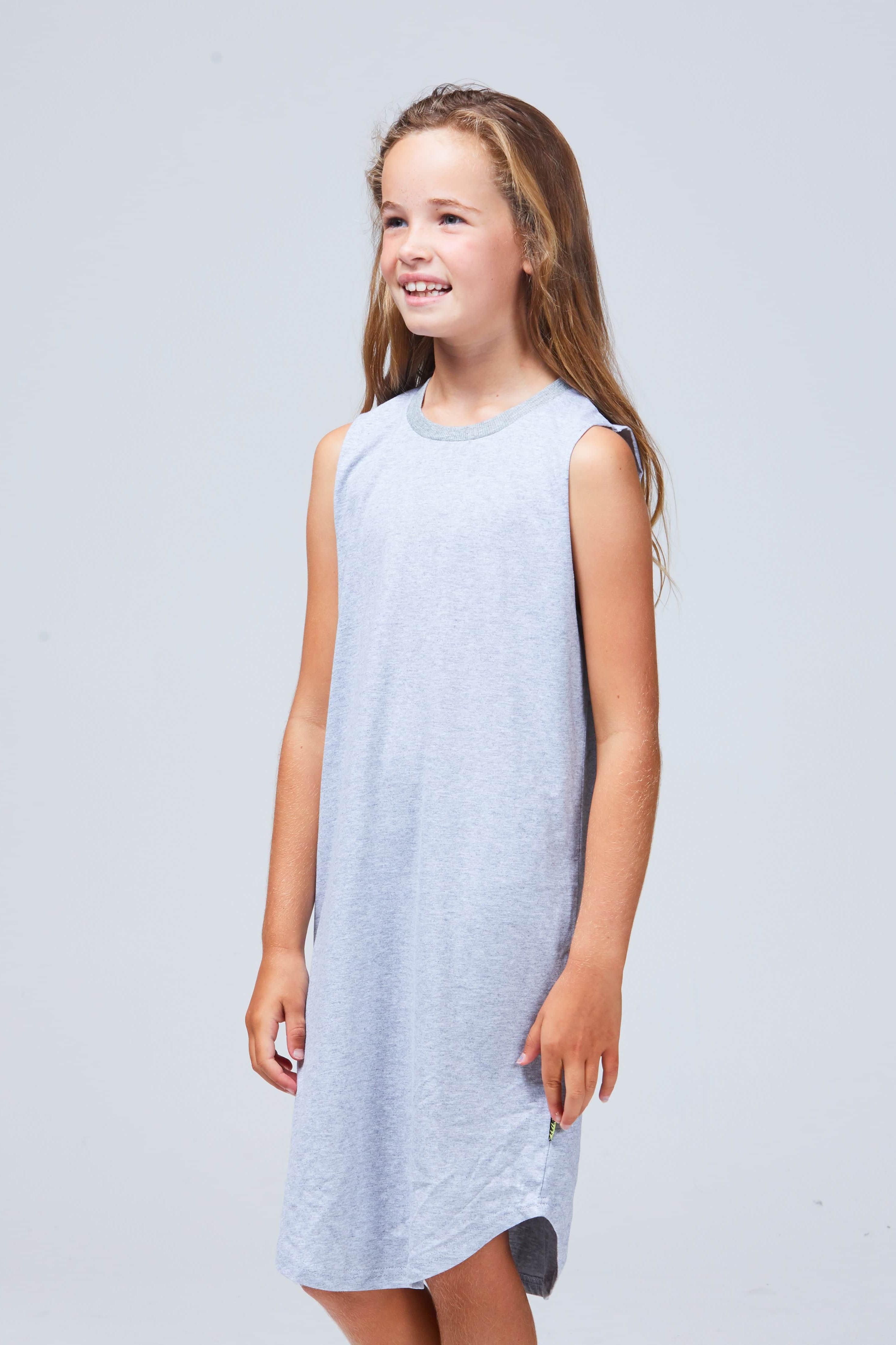 Zepplin Dress Grey Marle 3