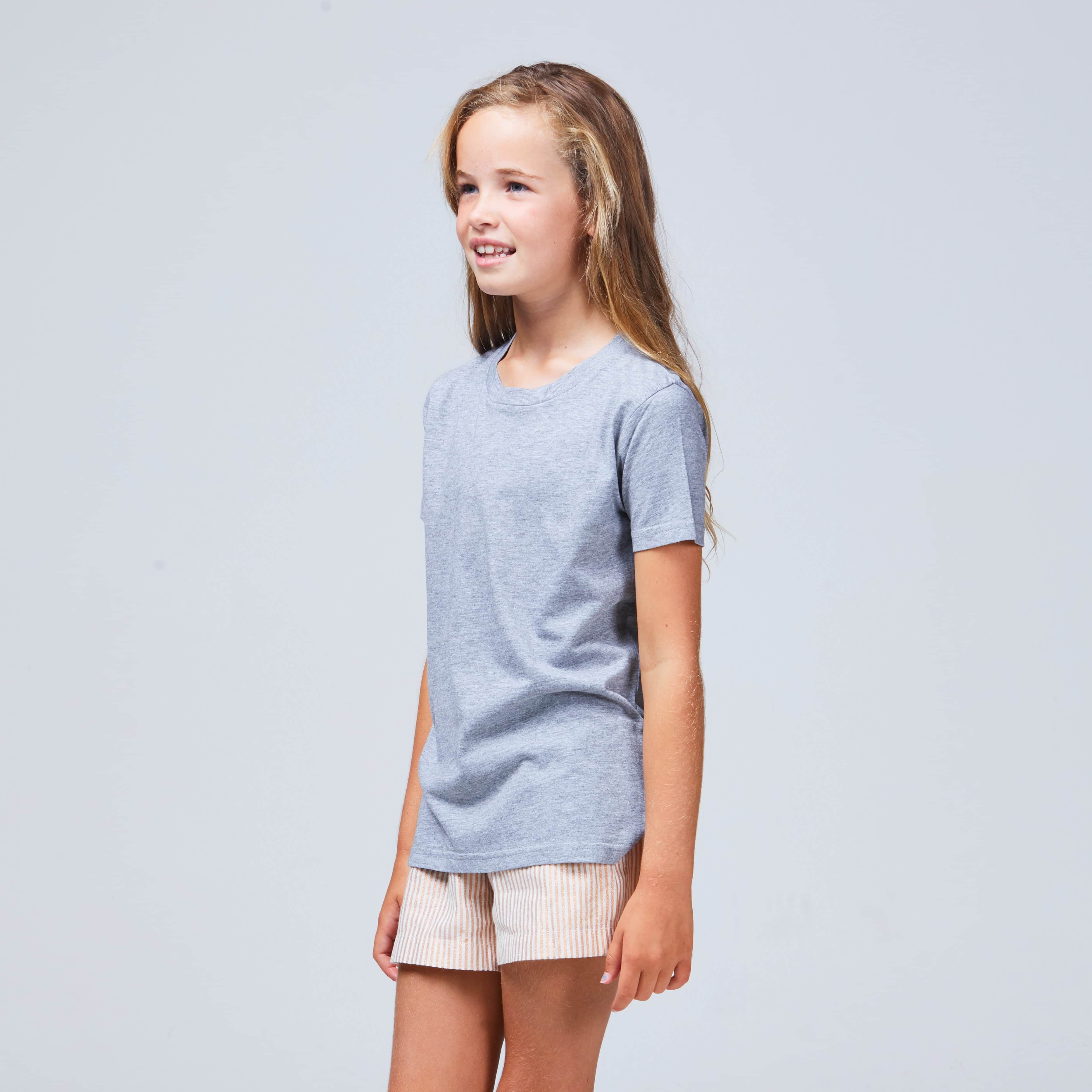 Tiger Tee Grey Marle 8