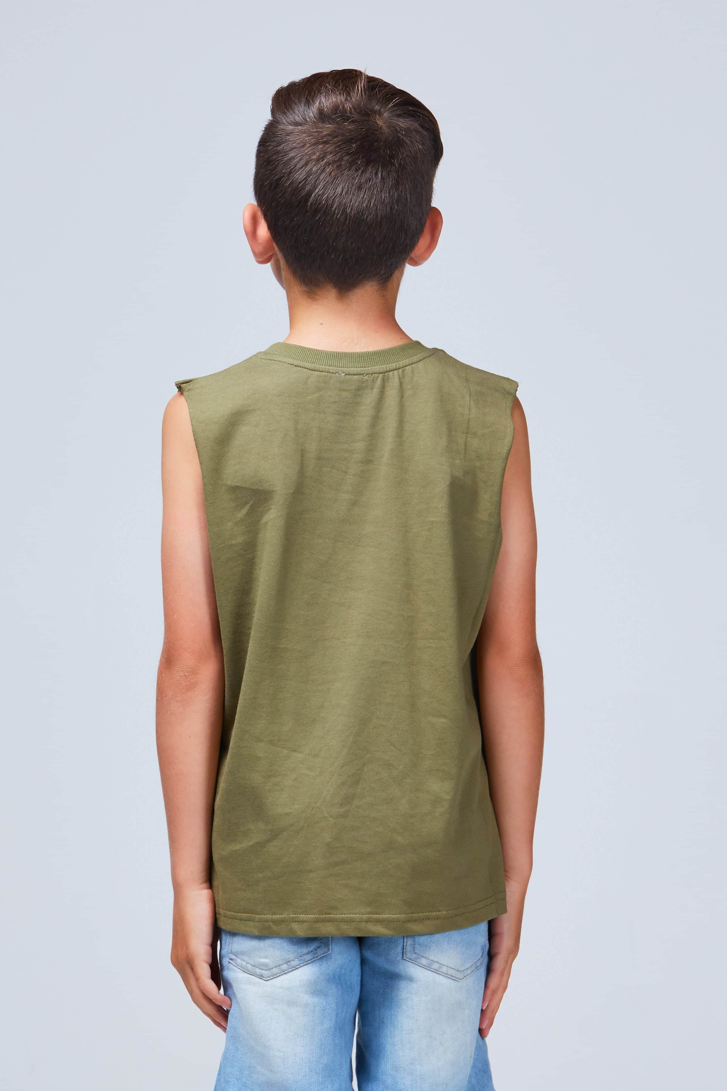 Maddox Singlet Khaki 4