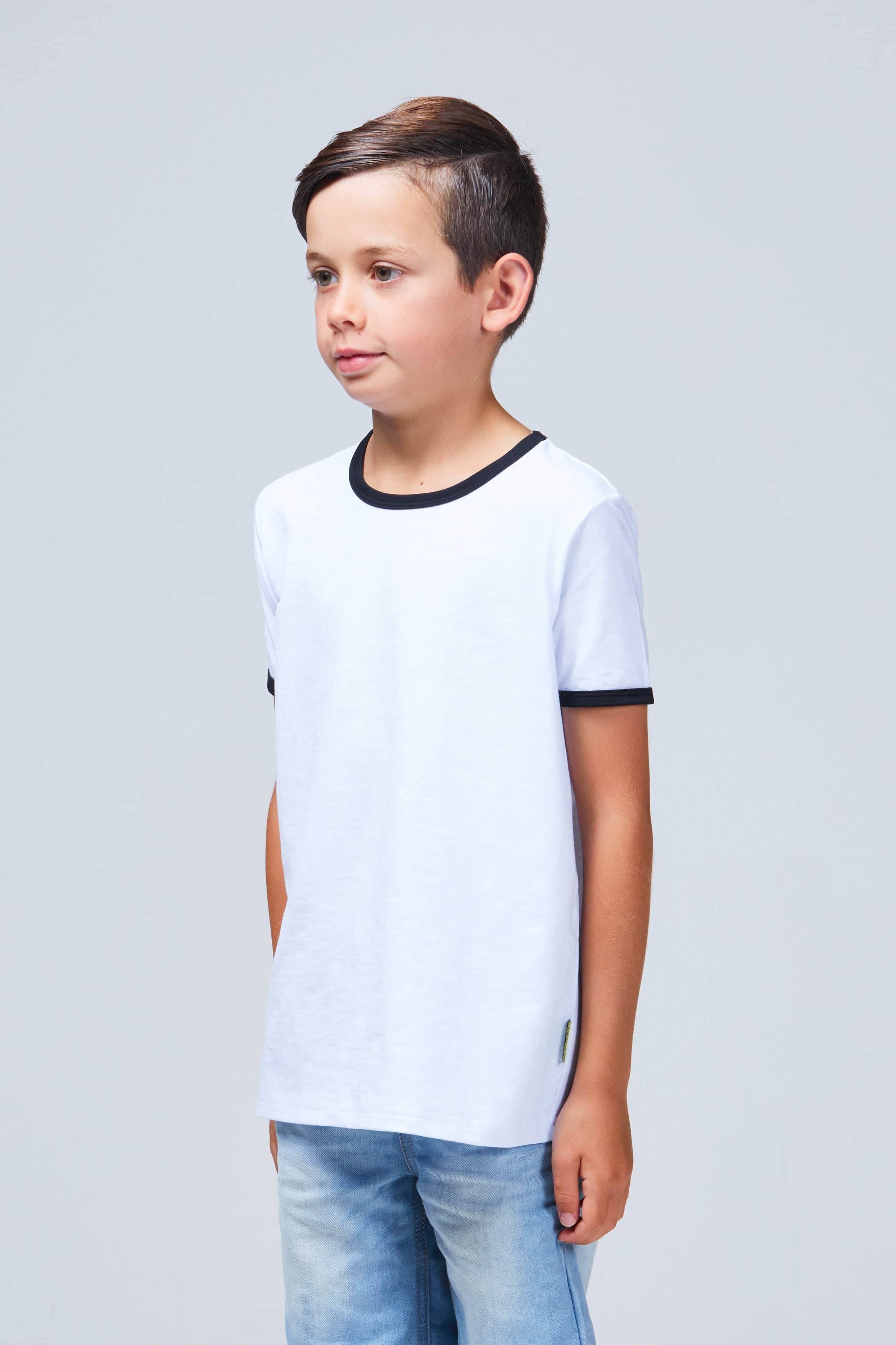 Riley Tee White/Black 7