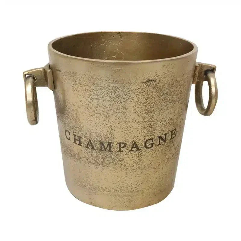 Le Forge Aluminium Round Champagne Bucket Raw Gold 2
