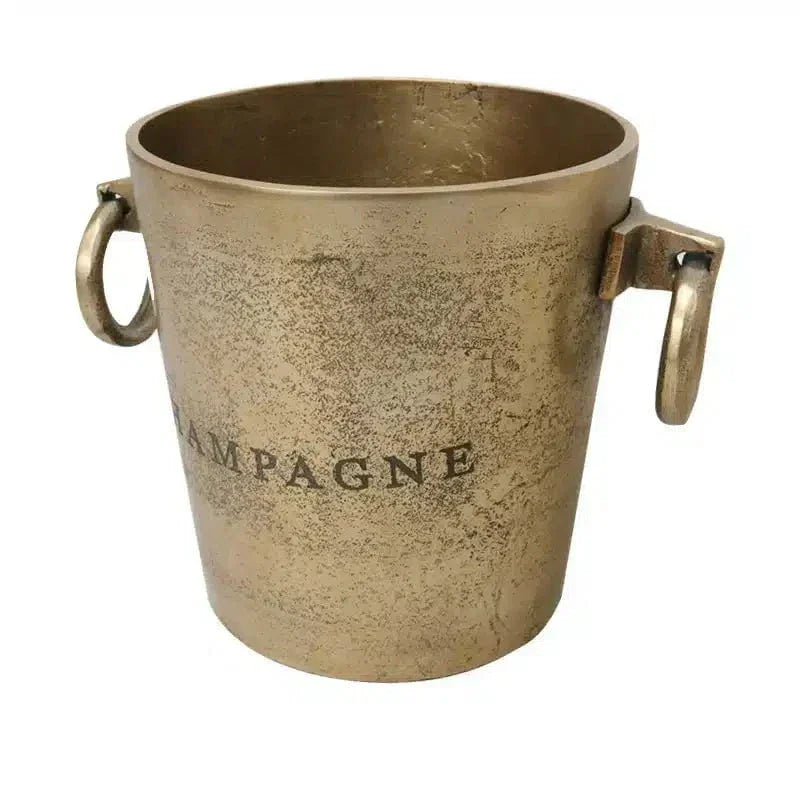 Le Forge Aluminium Round Champagne Bucket Raw Gold