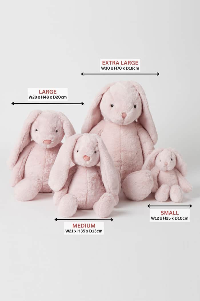 Jiggle & Giggle Pink Bunny Medium 3
