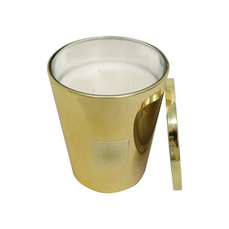 Le Forge Maison Glass Candle XL Gold Rose Cashmere