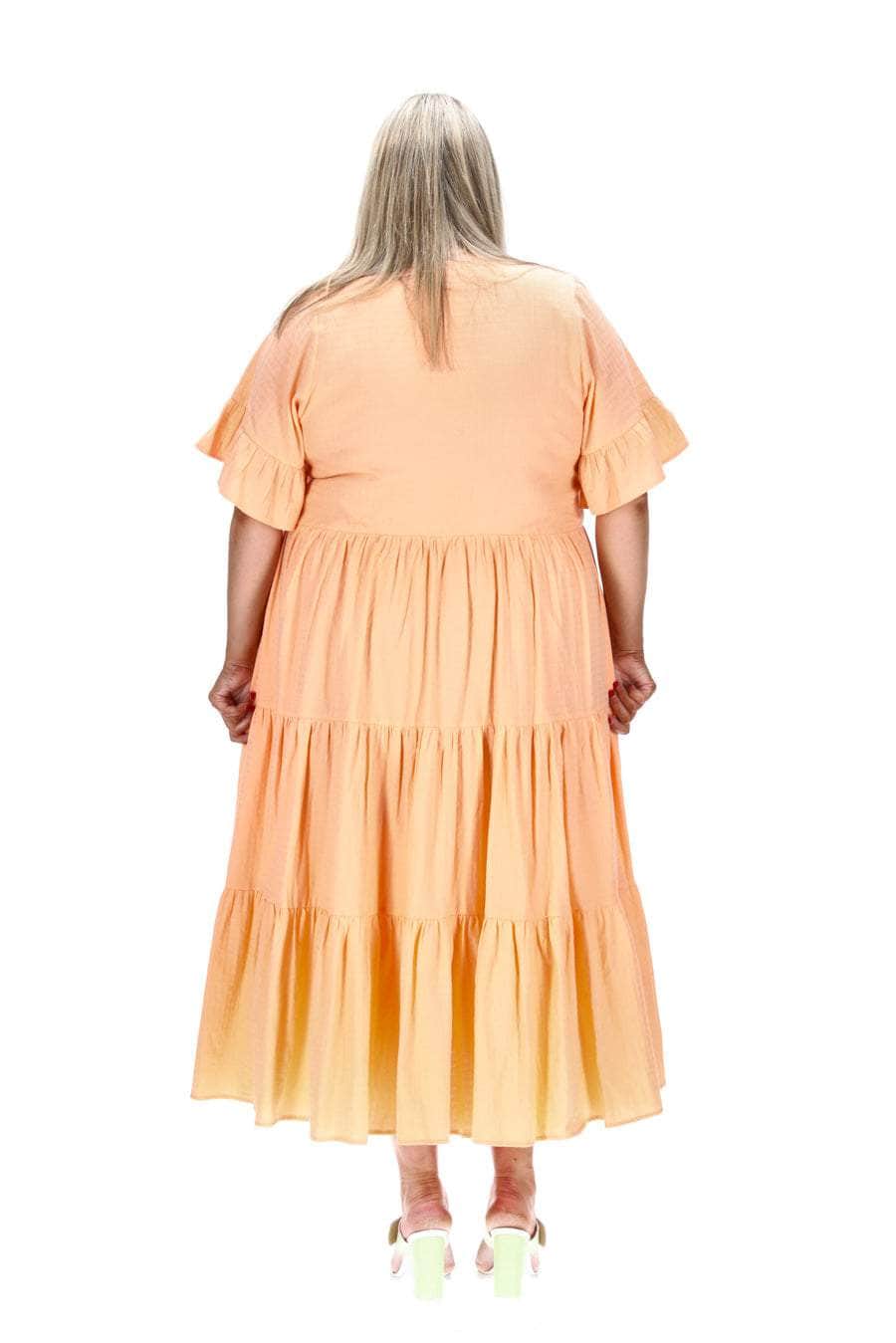 Alice Midi Dress Peach 3