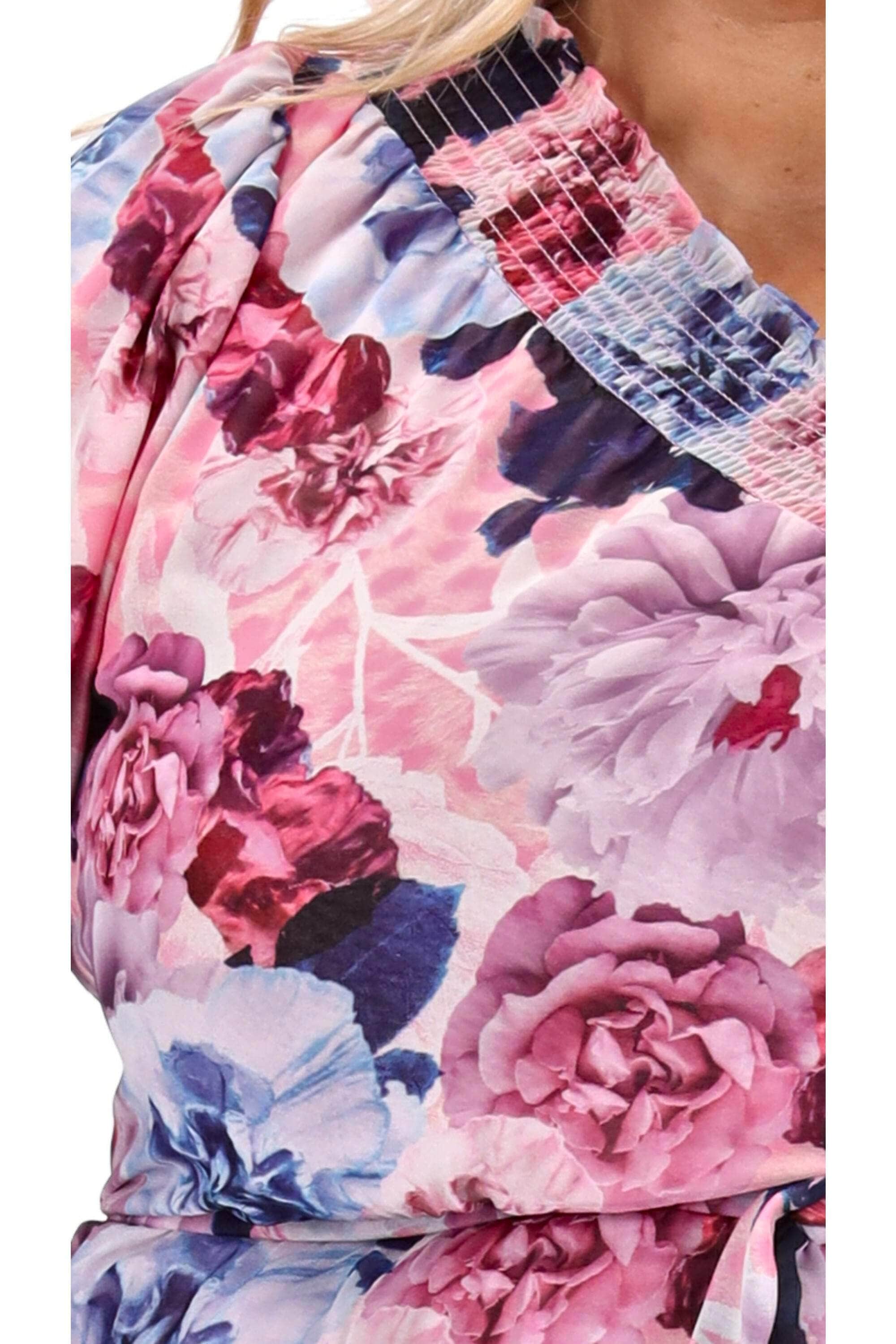 Amara One Shoulder Dress Pink 6