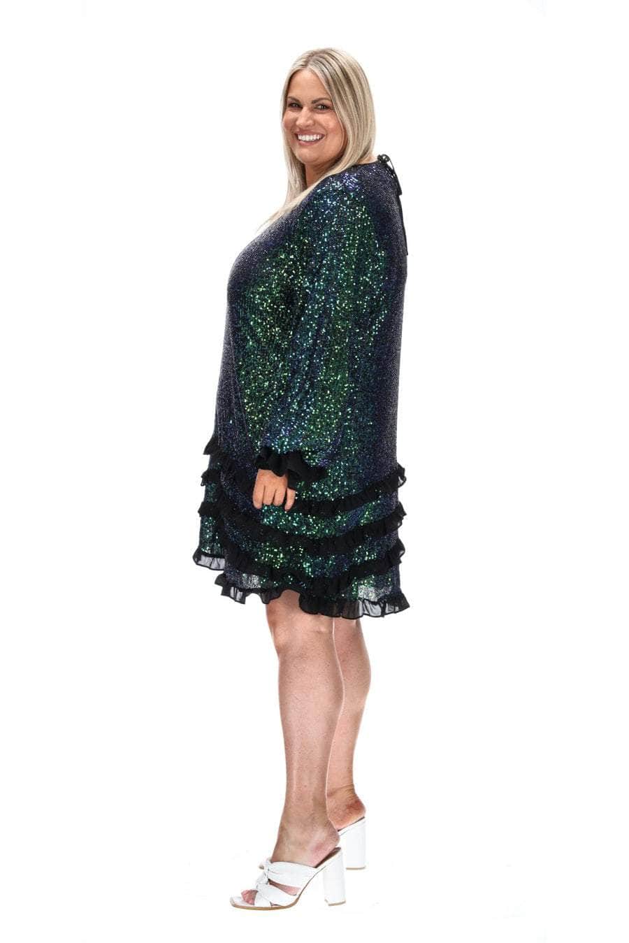 plus size sequin dress