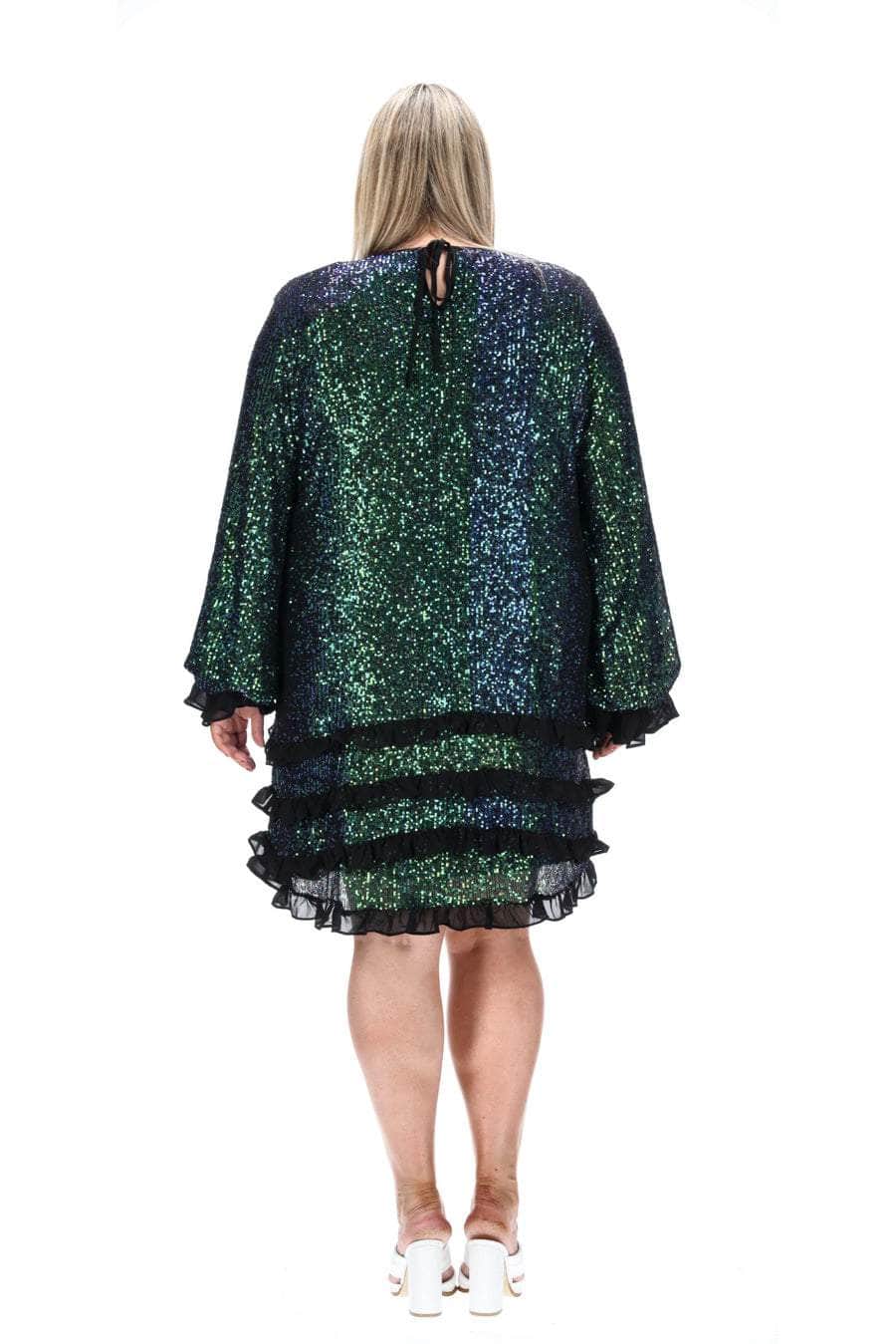plus size sequin dress