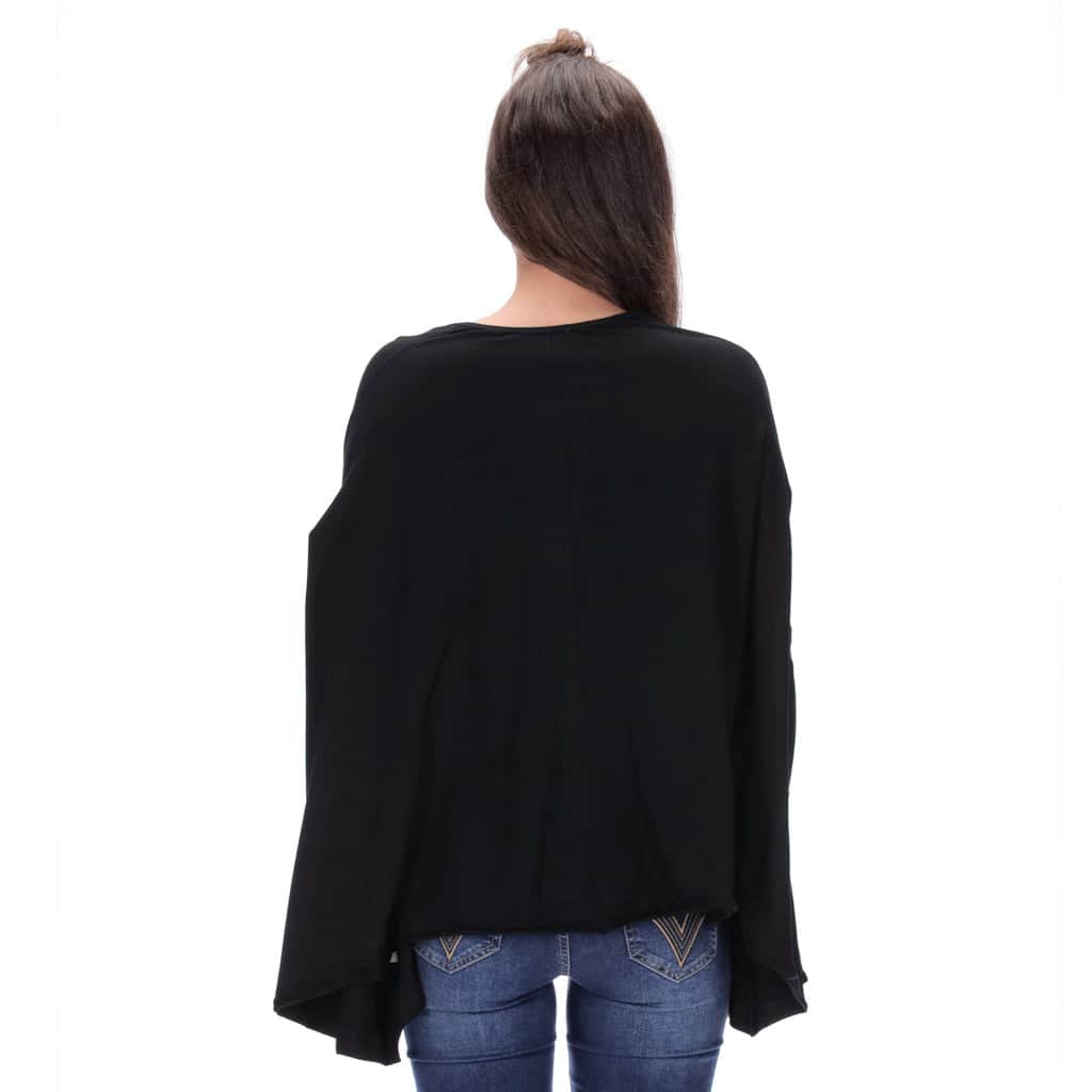 Jemma Long Sleeve Top Black 3