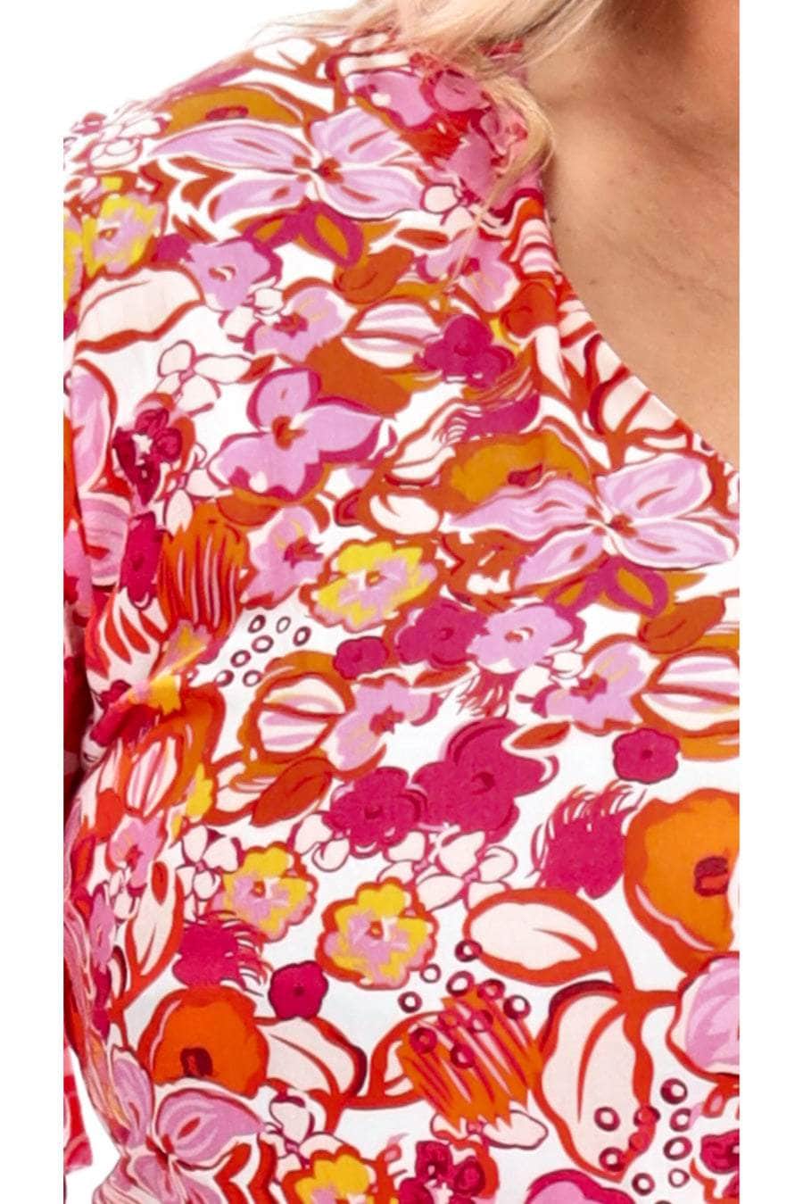 plus size v-neck dress