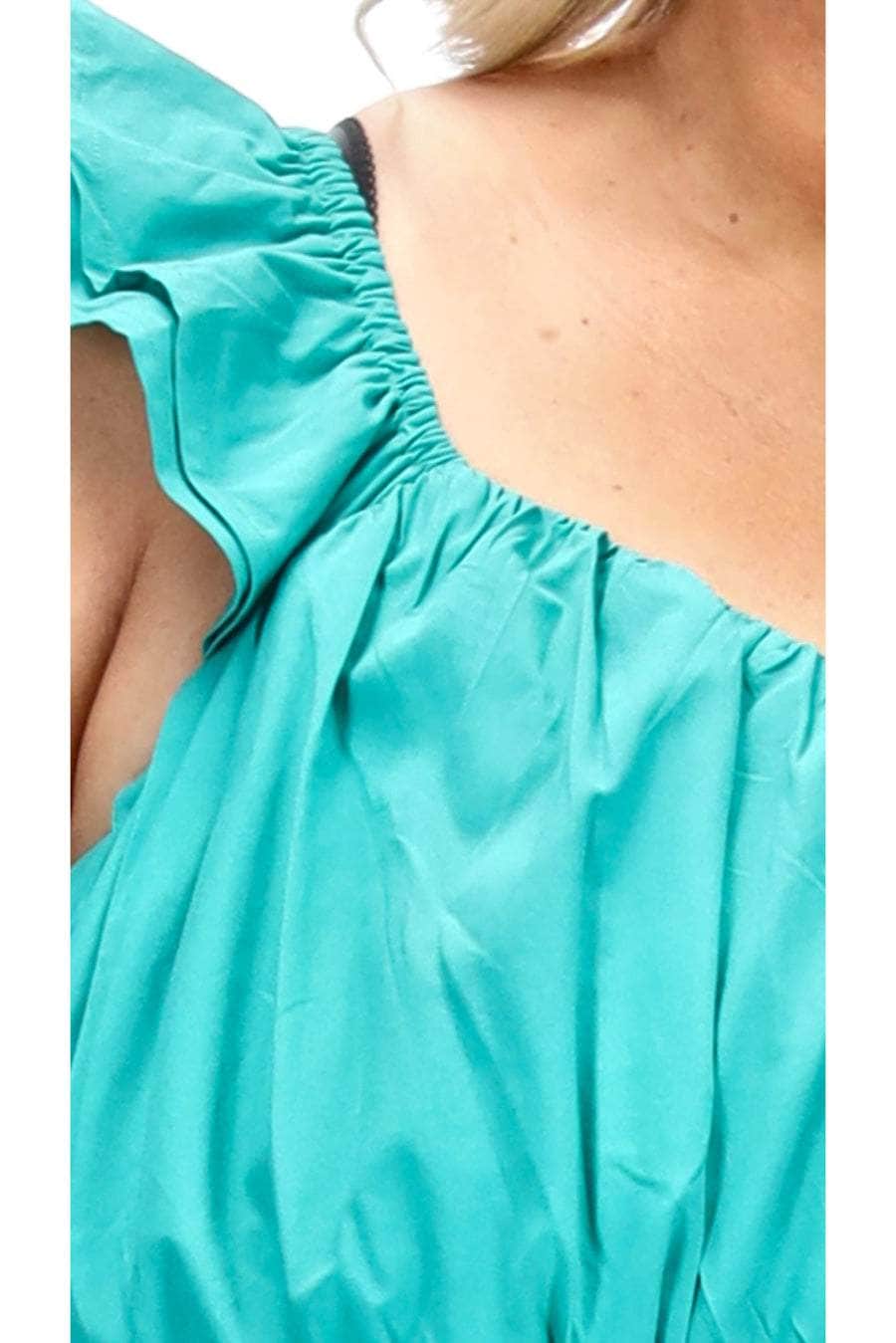 plus size teal midi dress