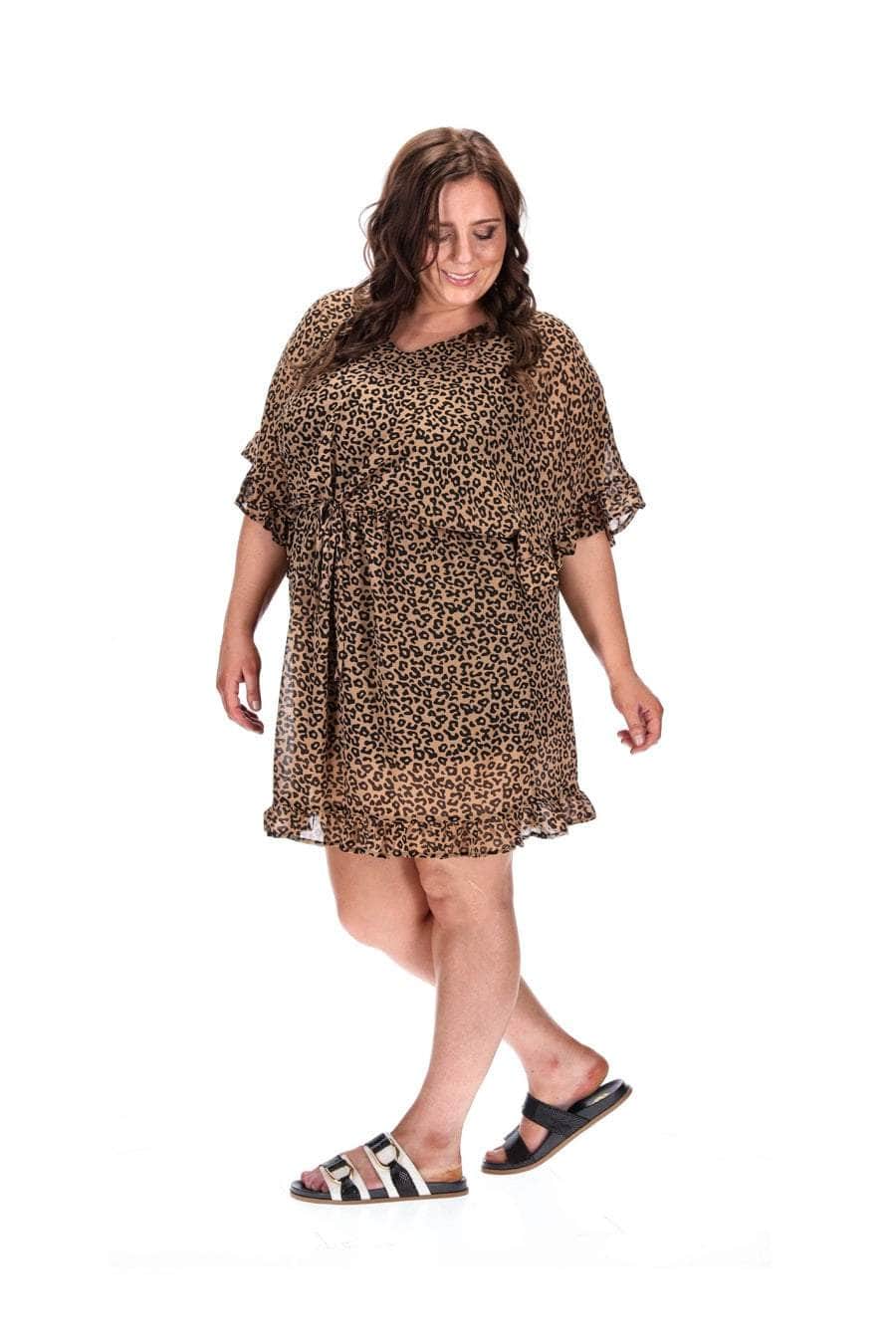 plus size animal kaftan