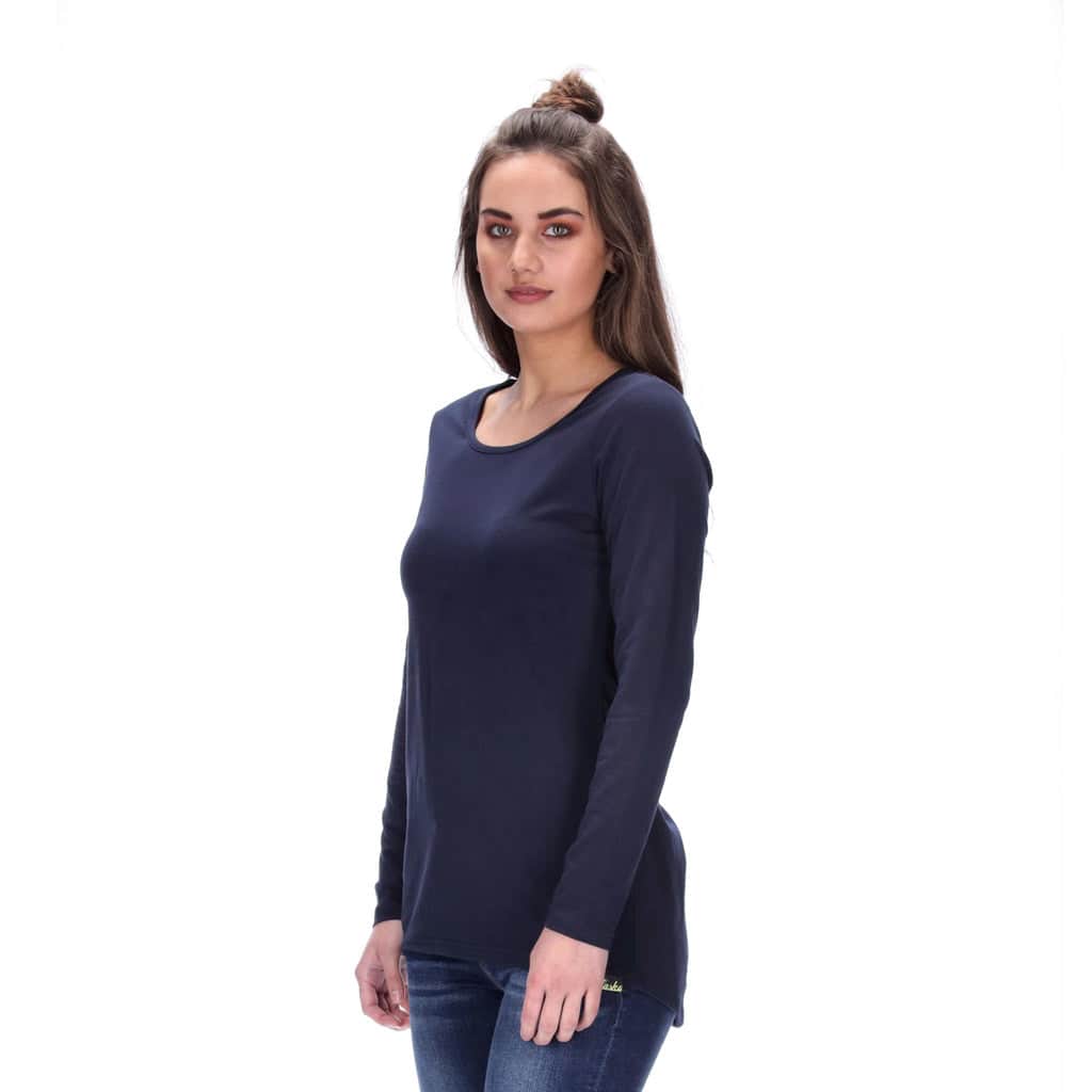 London Long Sleeve Top Navy 3