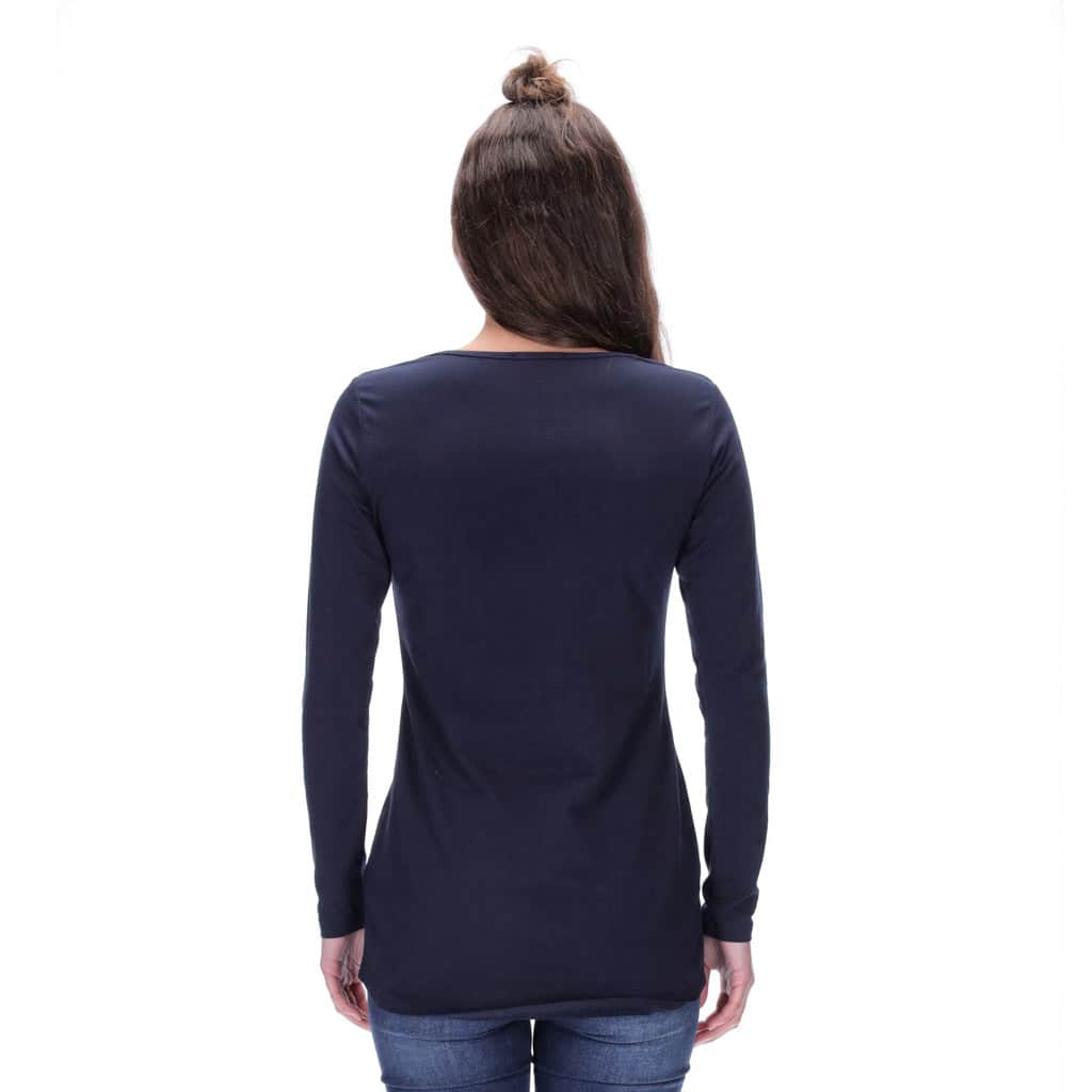 London Long Sleeve Top Navy 4