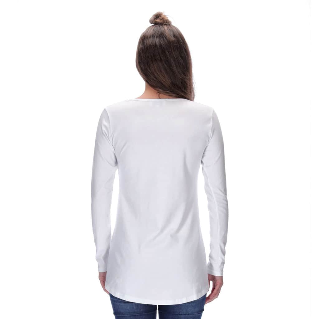 London Long Sleeve Top White 4