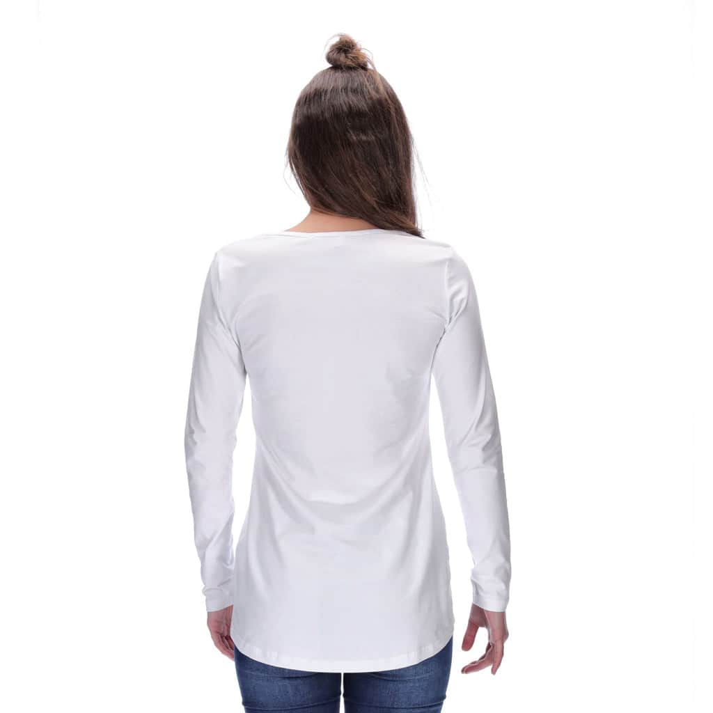River Long Sleeve Top White 4