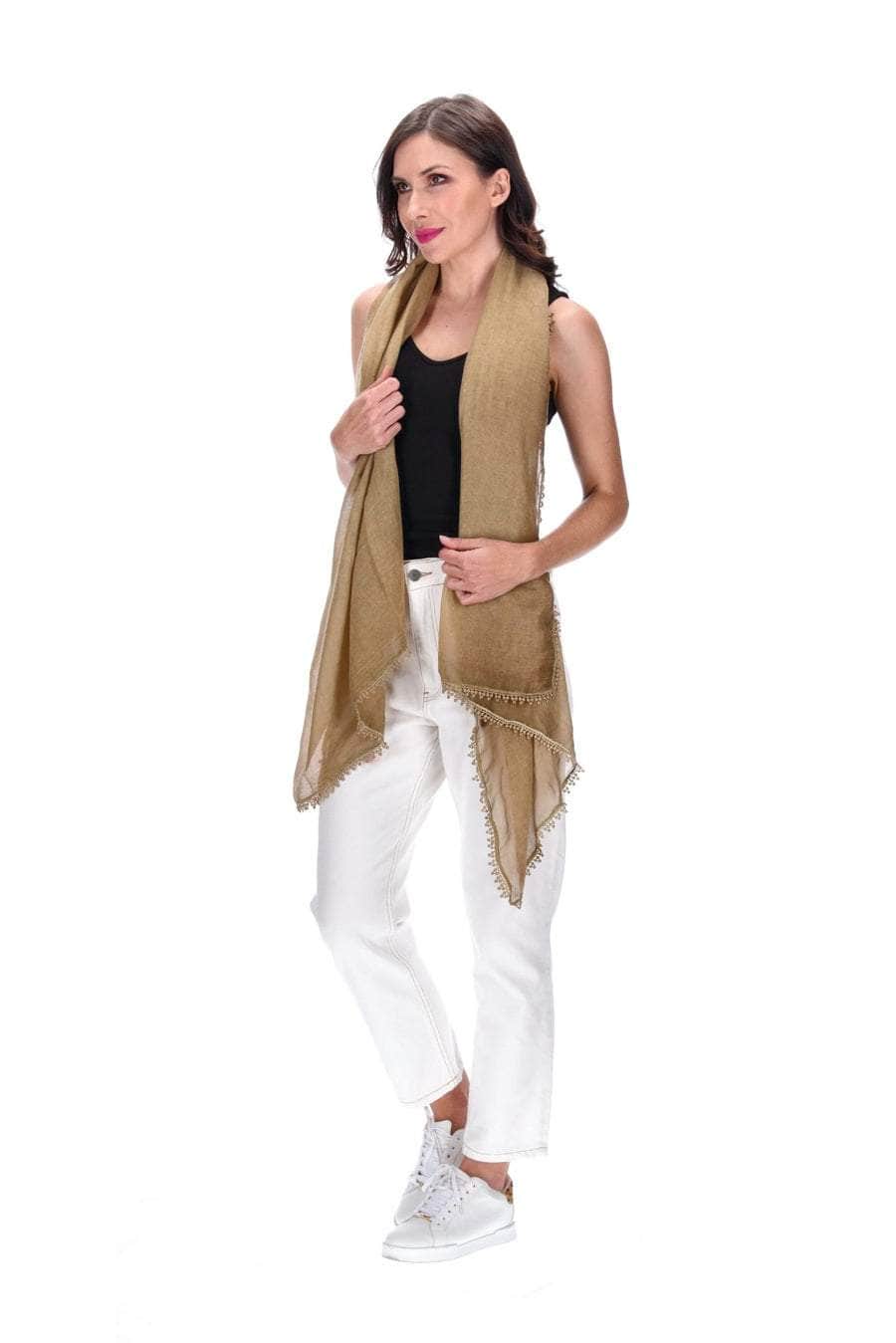 Lightweight Scarf Caramel