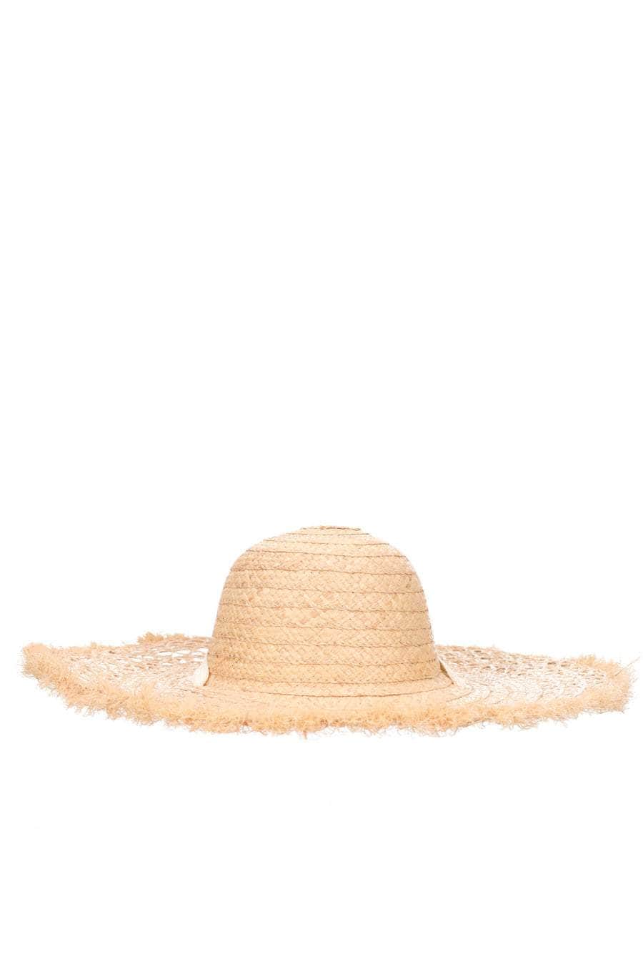 wide brim woven summer hat