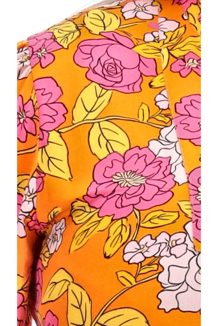 plus size orange mini dress