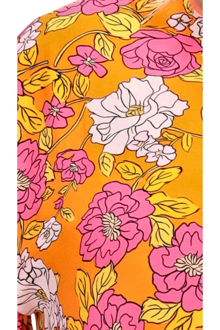 plus size orange dress