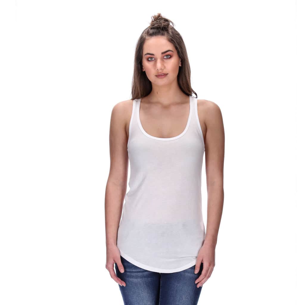 Teagan Singlet White