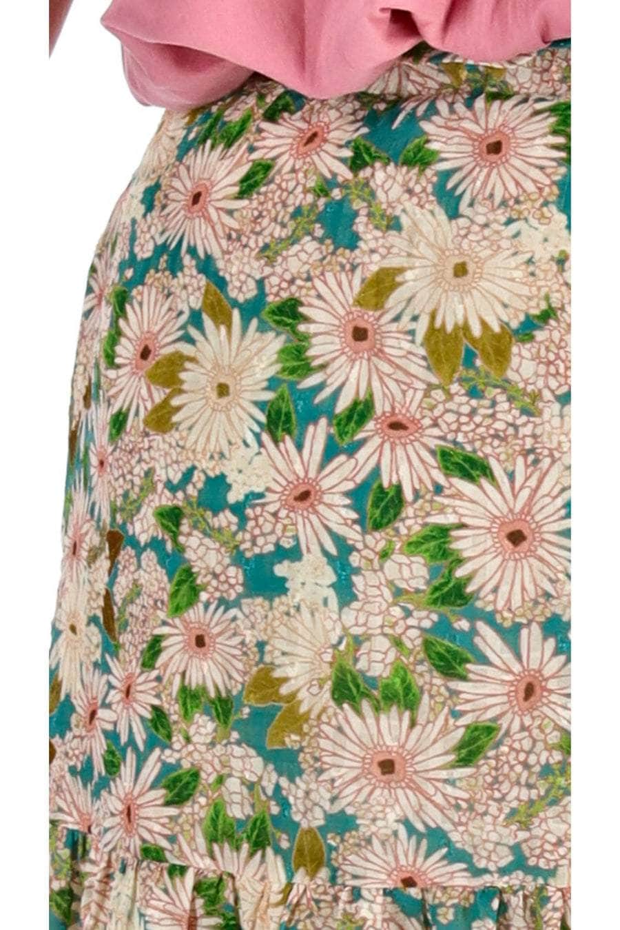 plus size floral skirt