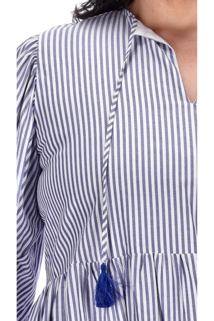 plus size stripe dress