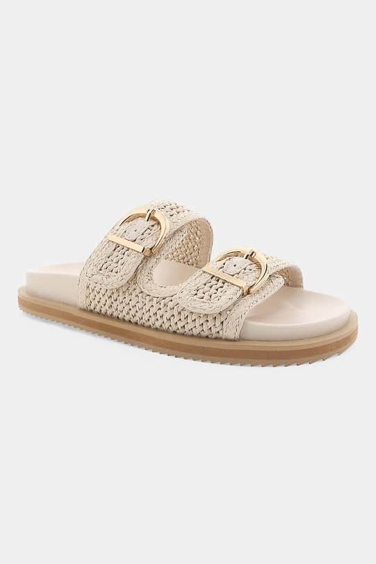 Billini Topanga Sandal Cream Raffia