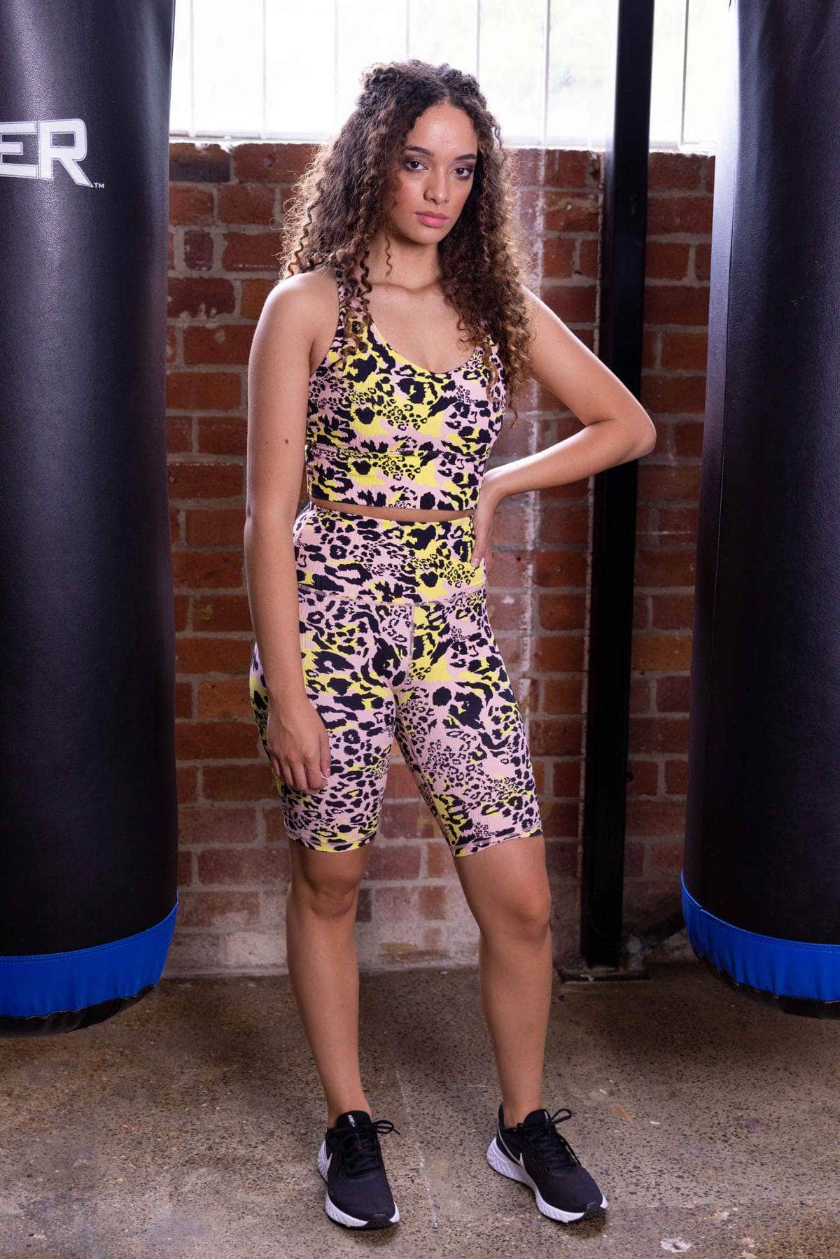 highwaisted biker shorts