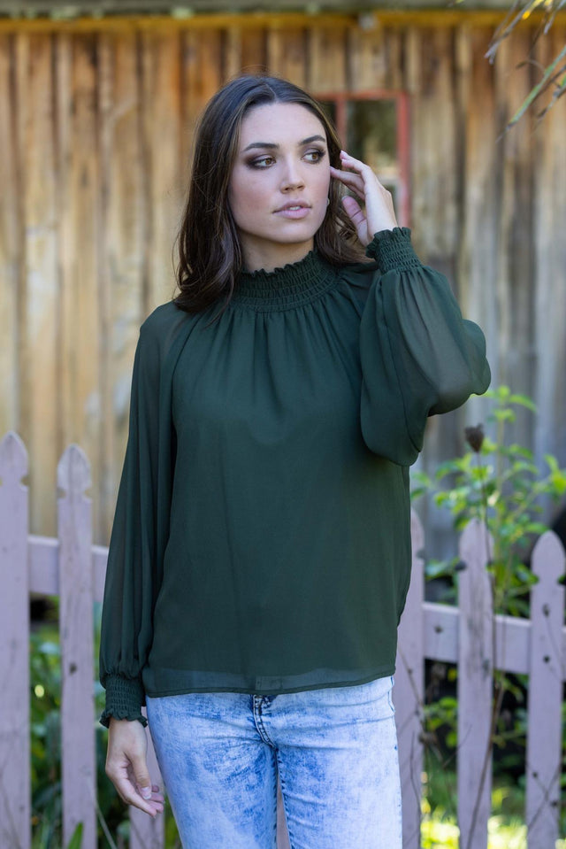 Blouse Army Green