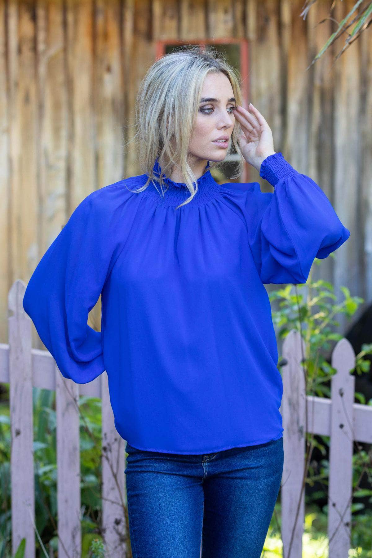 Blouse Royal Blue