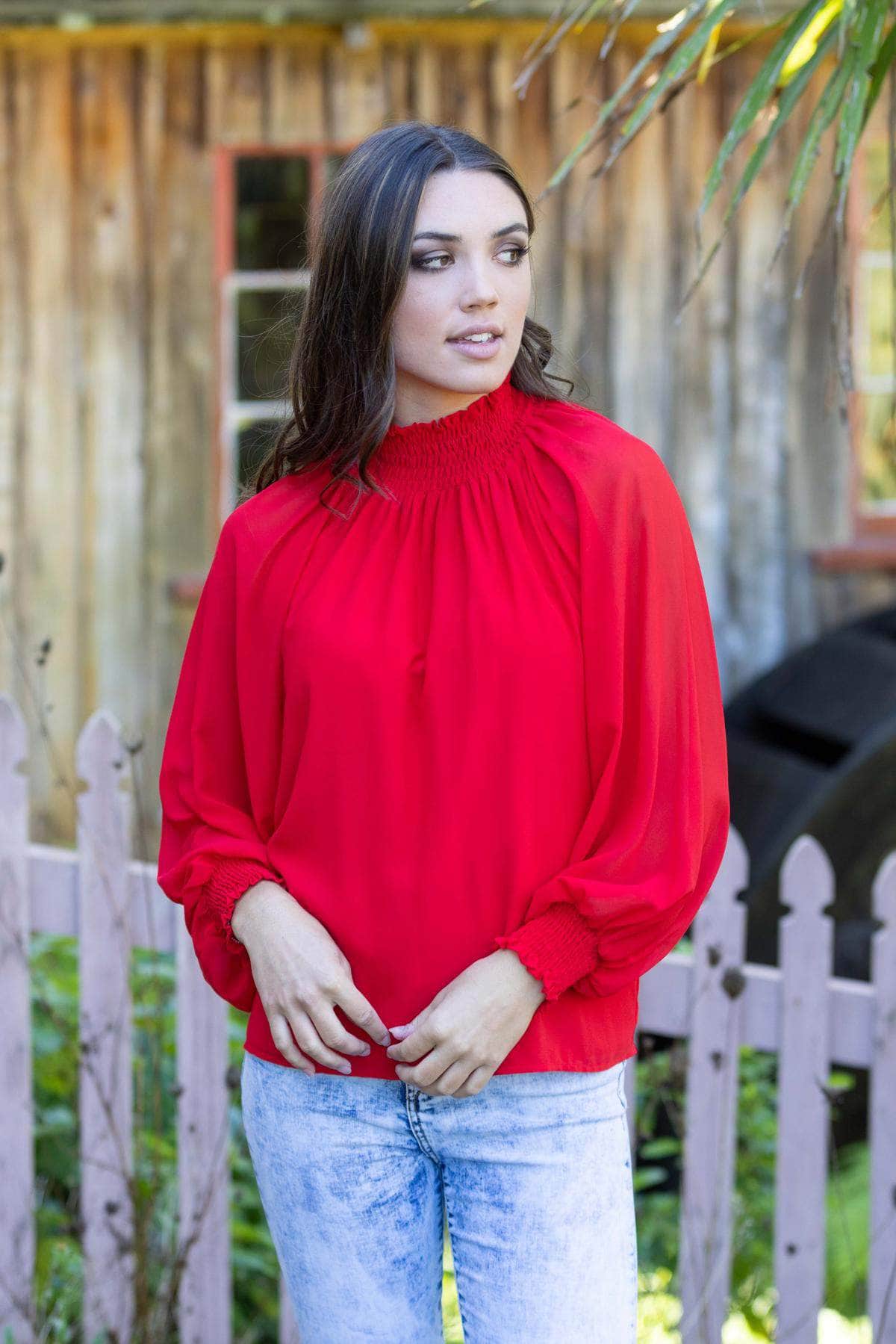 Blouse Red