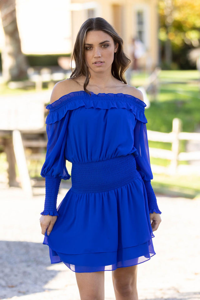 Mini Dress Royal Blue