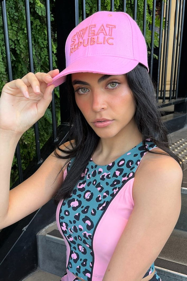 Pink sports cap