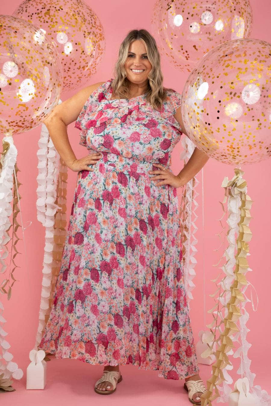 Dress Blue Floral