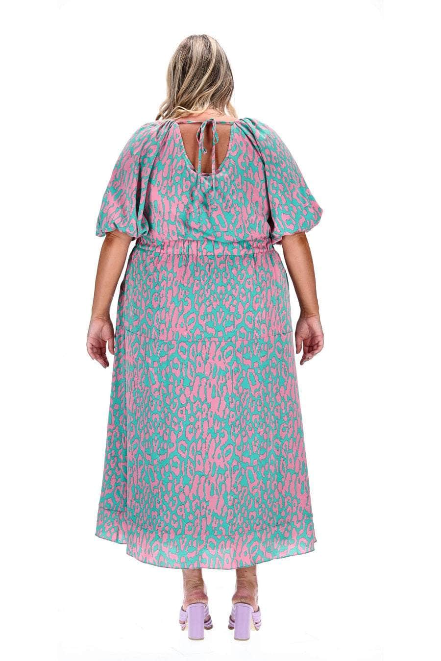 plus size leopard dress