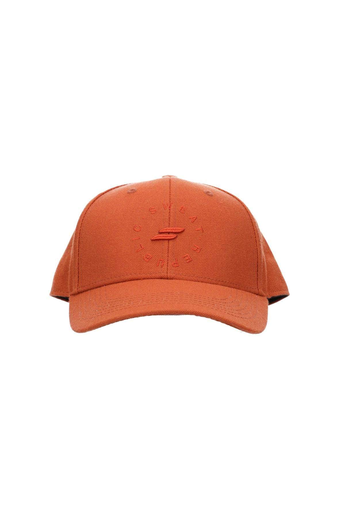 burn orange sports cap
