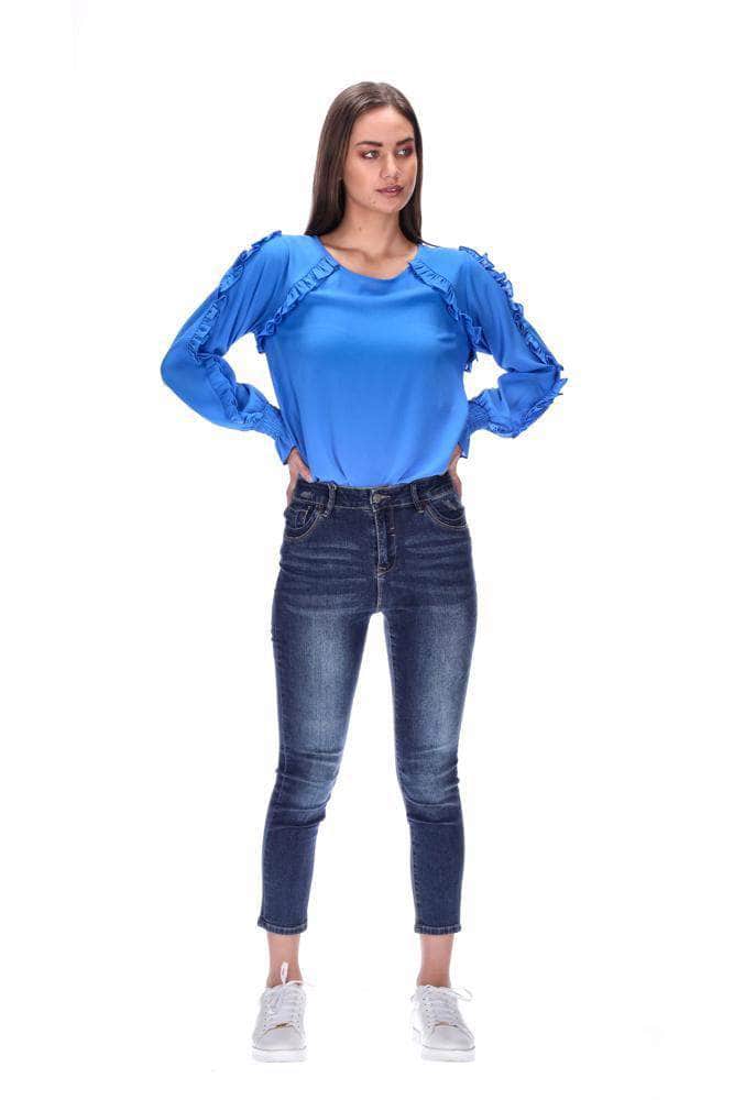 Dark Blue Highwaisted Jean