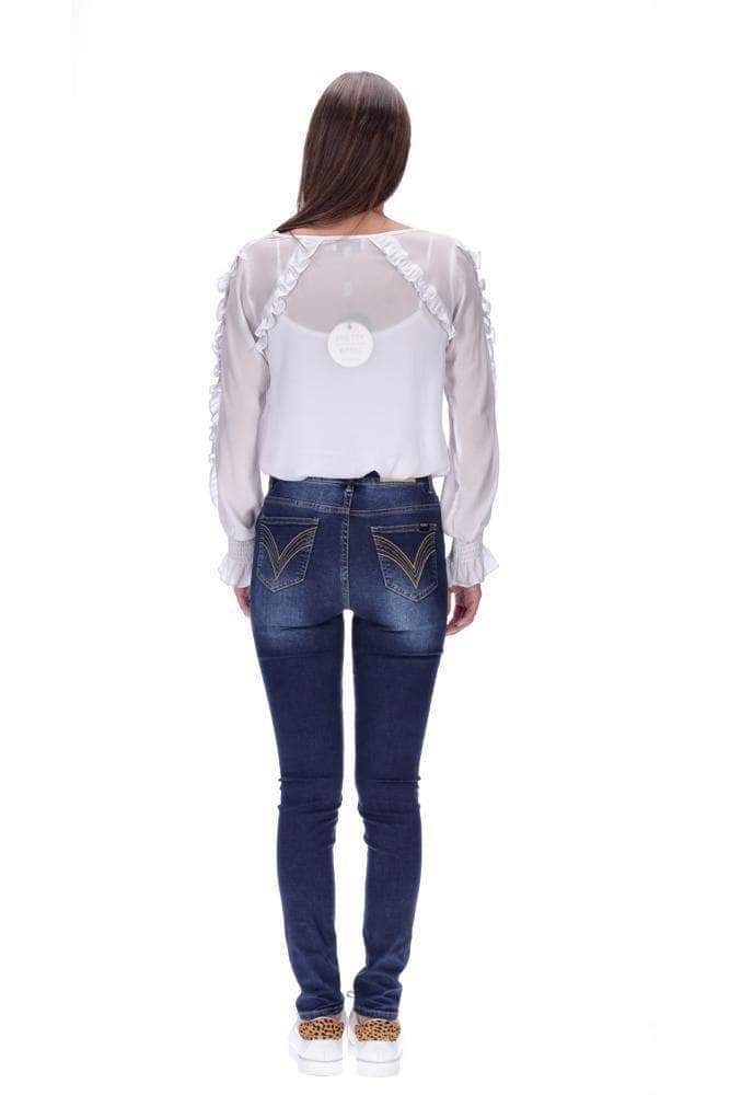 Dark Blue Highwaisted Skinny Jean