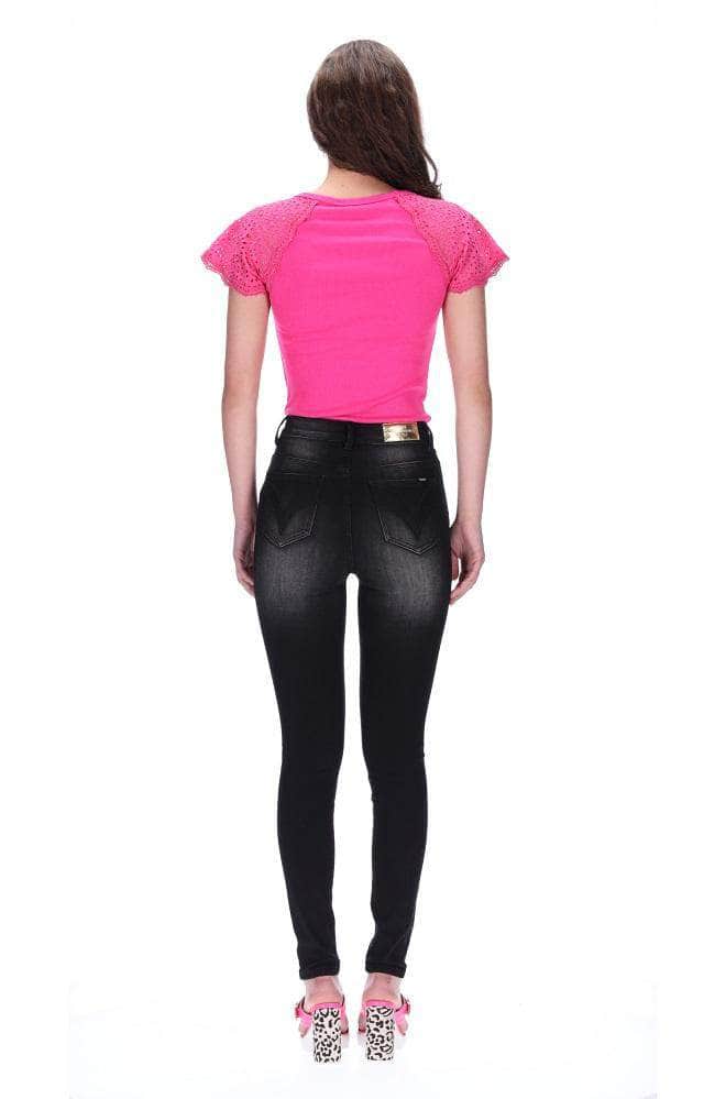 Highwaisted Skinny Jean Black