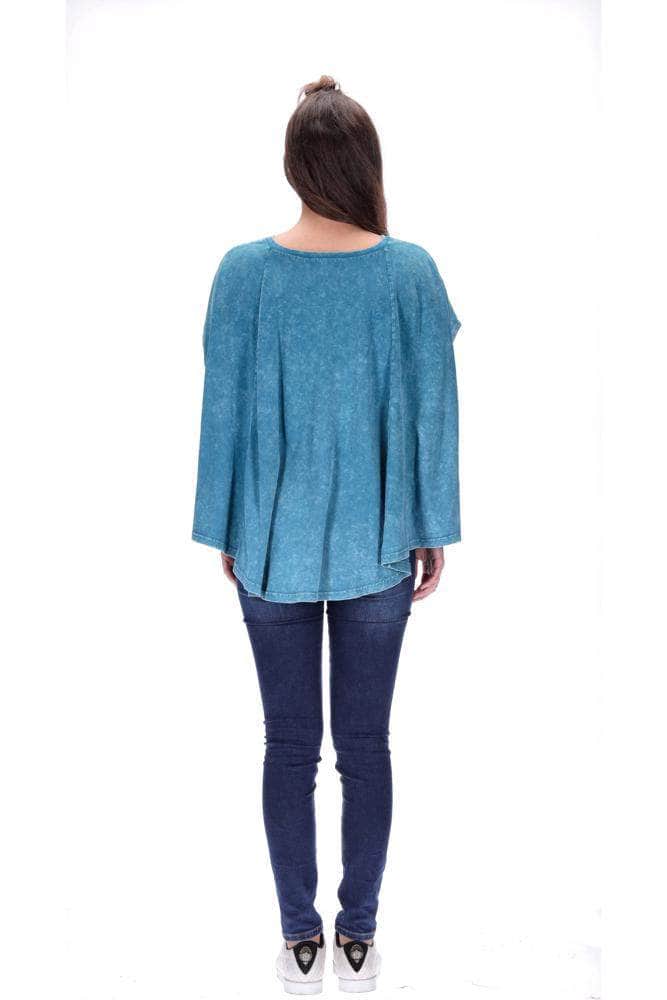 Santa Cruz Tee Distressed Teal 4