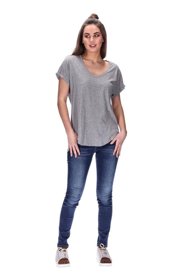 Devon T-Shirt Grey