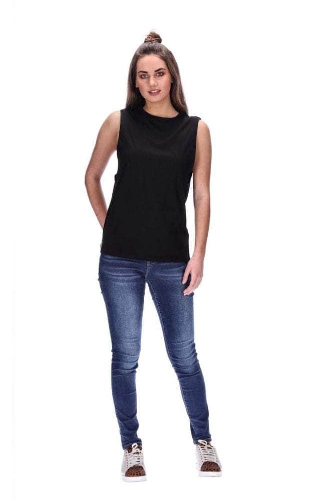 Faith Singlet Black