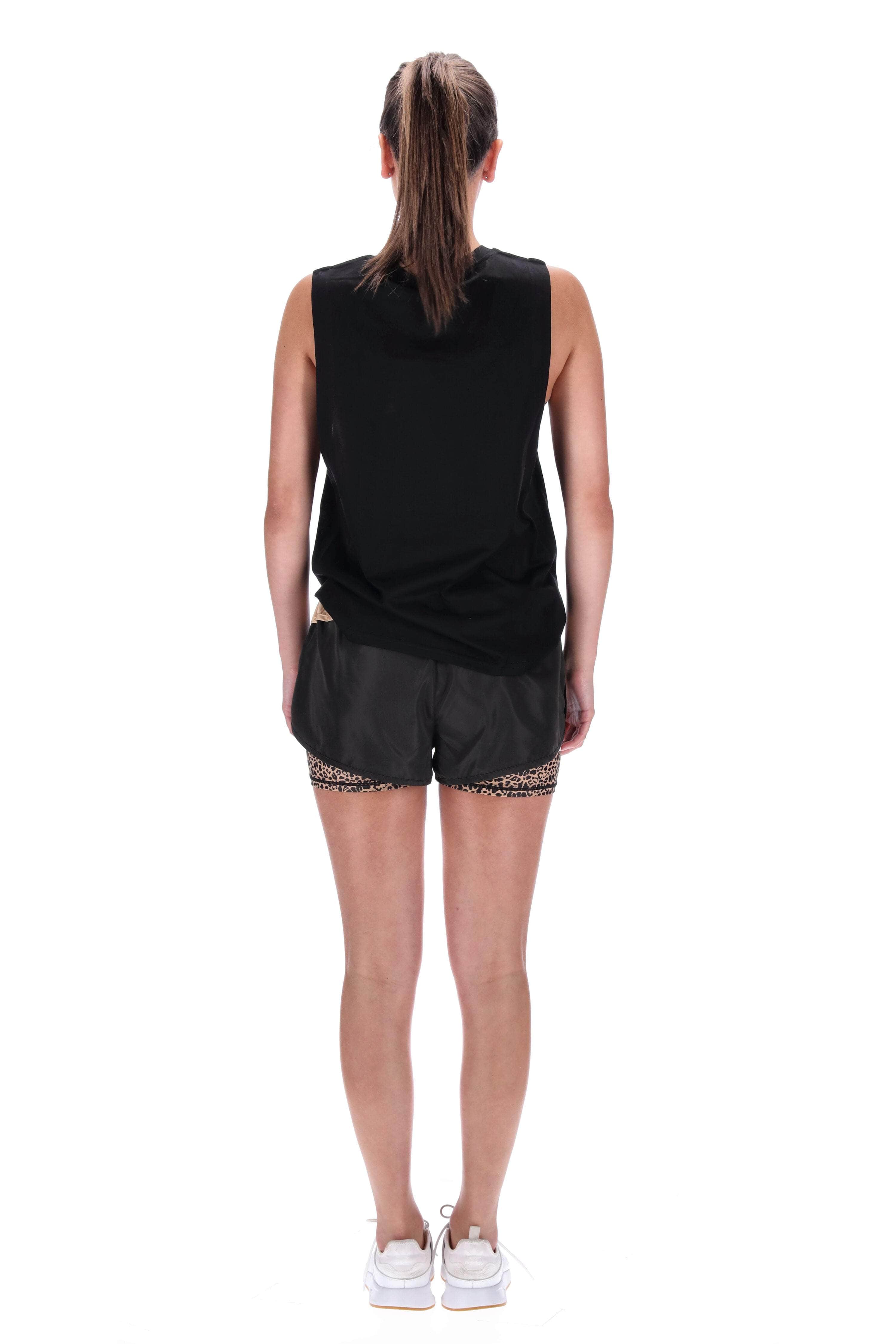 First Cut Singlet Black 4