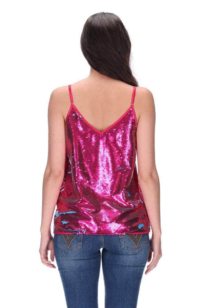 Sequin Singlet Pink