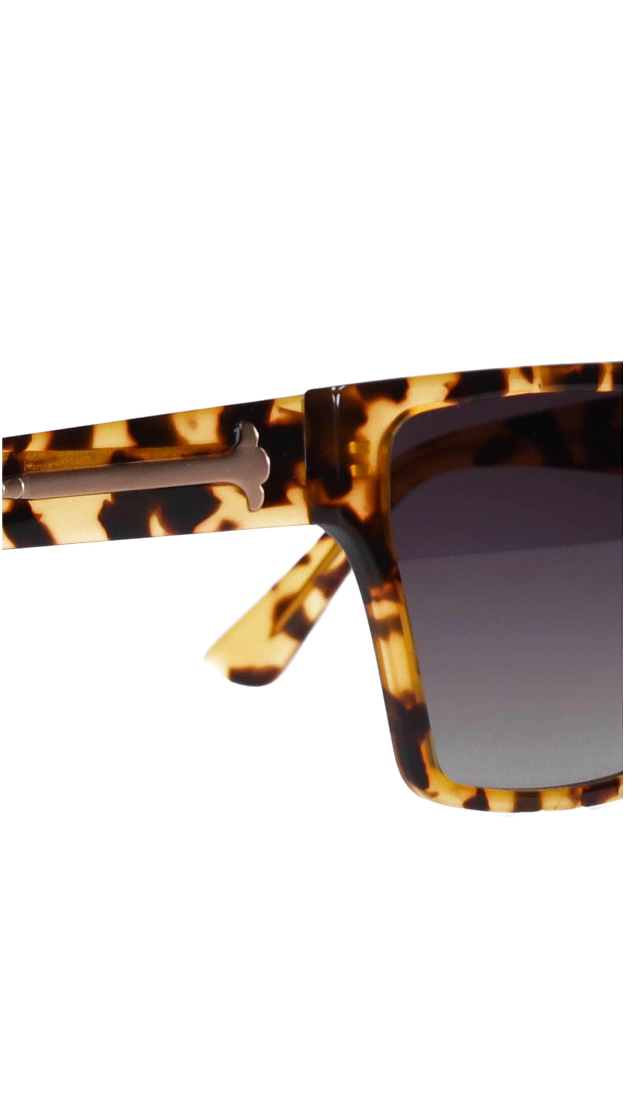 Oversized Square Sunglasses in Brown tortoise